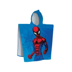 Poncho de bain imprimé Spider-Man Marvel 60 x 120 cm