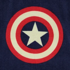 Poncho de bain ludique Captain America Marvel pour garçon