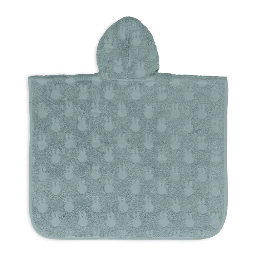 Poncho de bain éponge en jacquard Miffy sea green