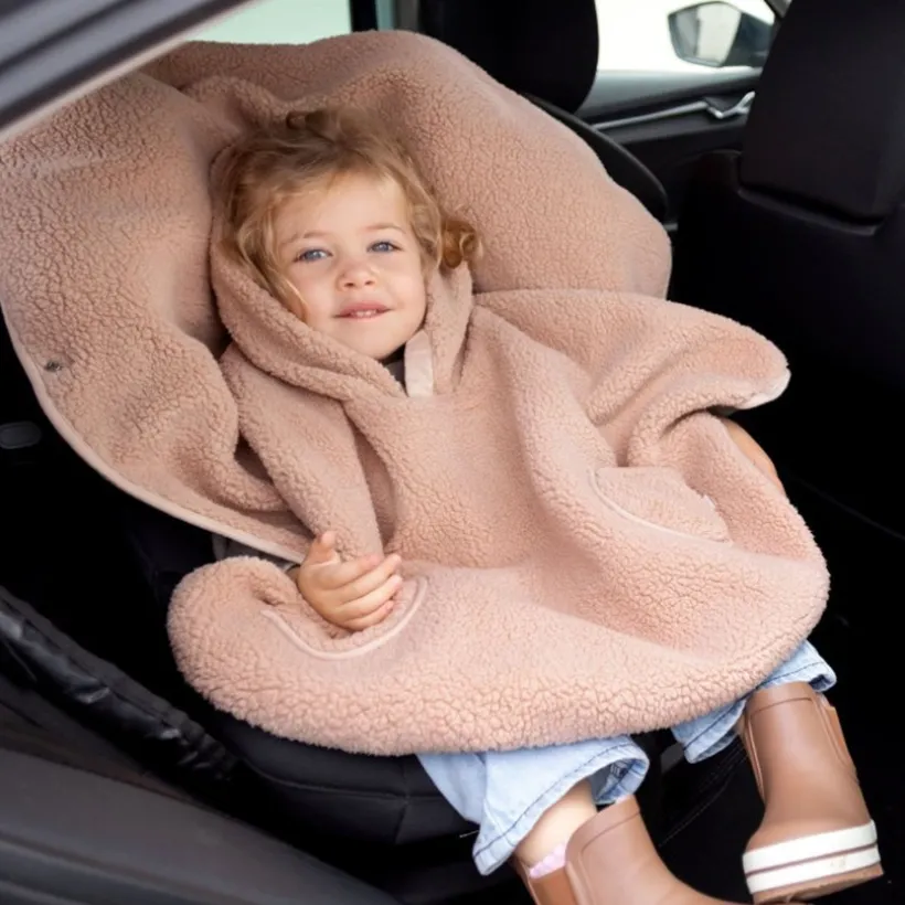 Poncho de voyage - Teddy+Pady jersey - Natural - 9/36 m