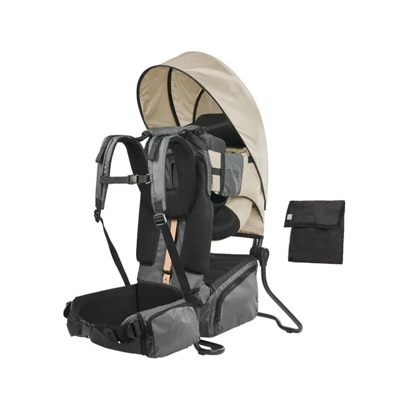Porte bébé dorsal Moov Hike+ avec housse de pluie - Dune