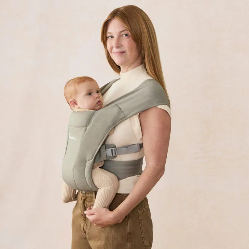 Porte-bébé Embrace coton Soft Olive