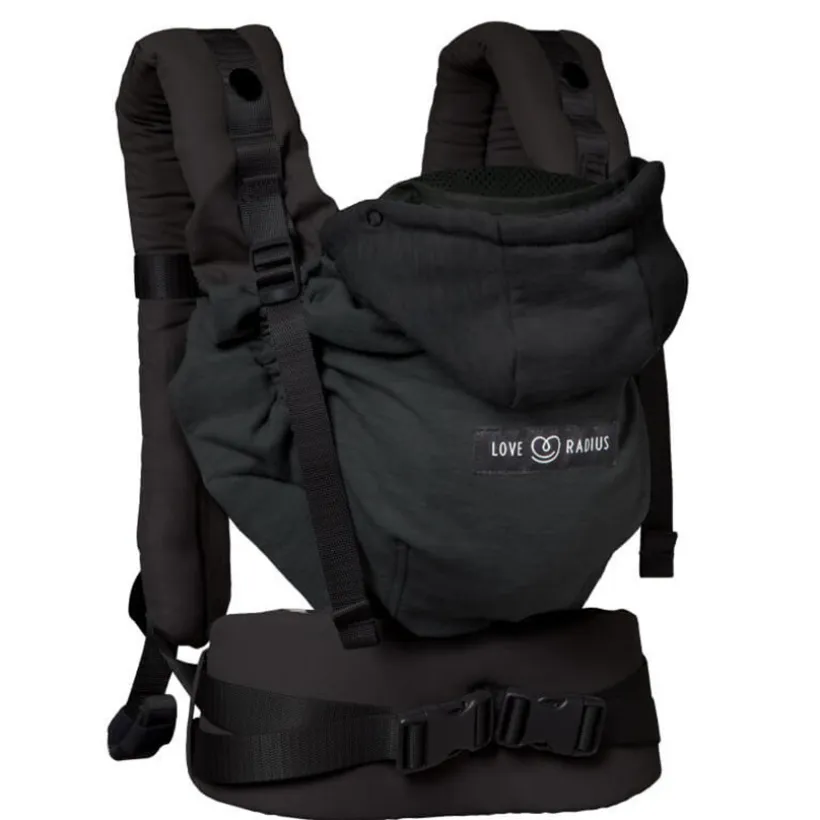 Porte bébé 2-en-1 HoodieCarrier 2 Black Forest
