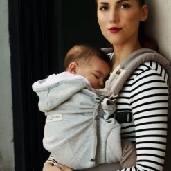 Porte bébé 2-en-1 HoodieCarrier 2 Gris Athlétique