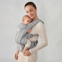 Porte-bébé Omni Deluxe Mesh Pearl Grey
