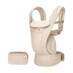 Porte bébé Omni Deluxe Mesh 4 positions Natural Beige