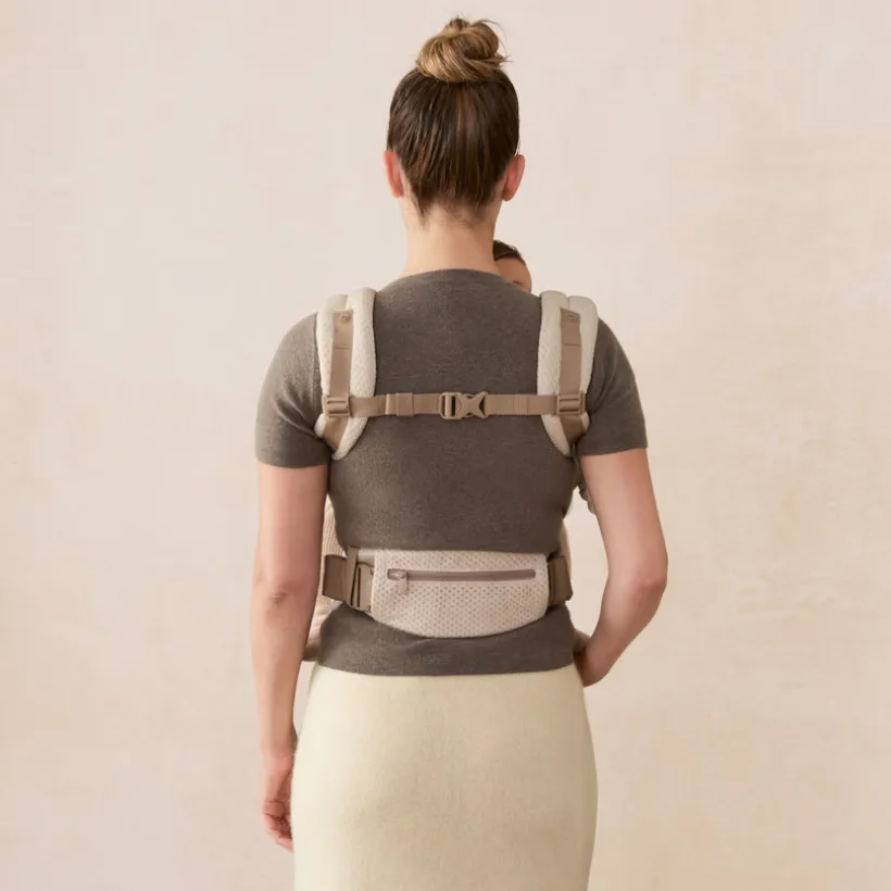 Porte bébé Omni Deluxe Mesh 4 positions Natural Beige