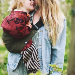 PORTE BEBE 9 MOIS-4 ANS EN COTON, ARMY GREEN