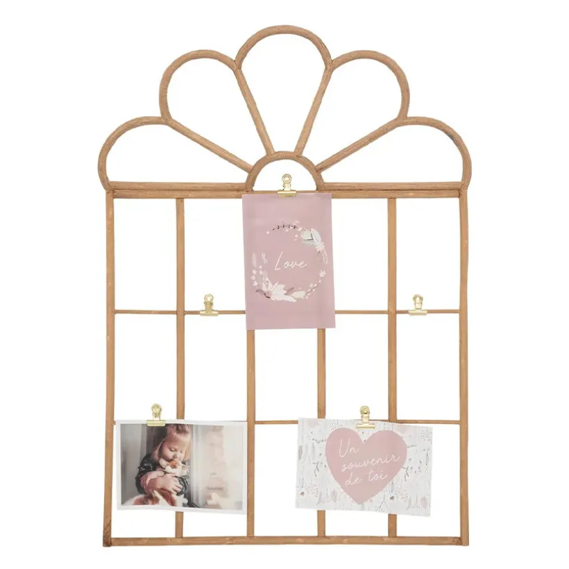 Porte-photos en rotin 40 x 57 cm