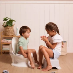 Pot d'apprentissage mini toilette sonore blanc