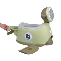 Pot Scooter rétro vert olive