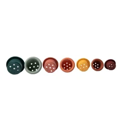 Pots empilables en silicone avec perforations Classic Cool