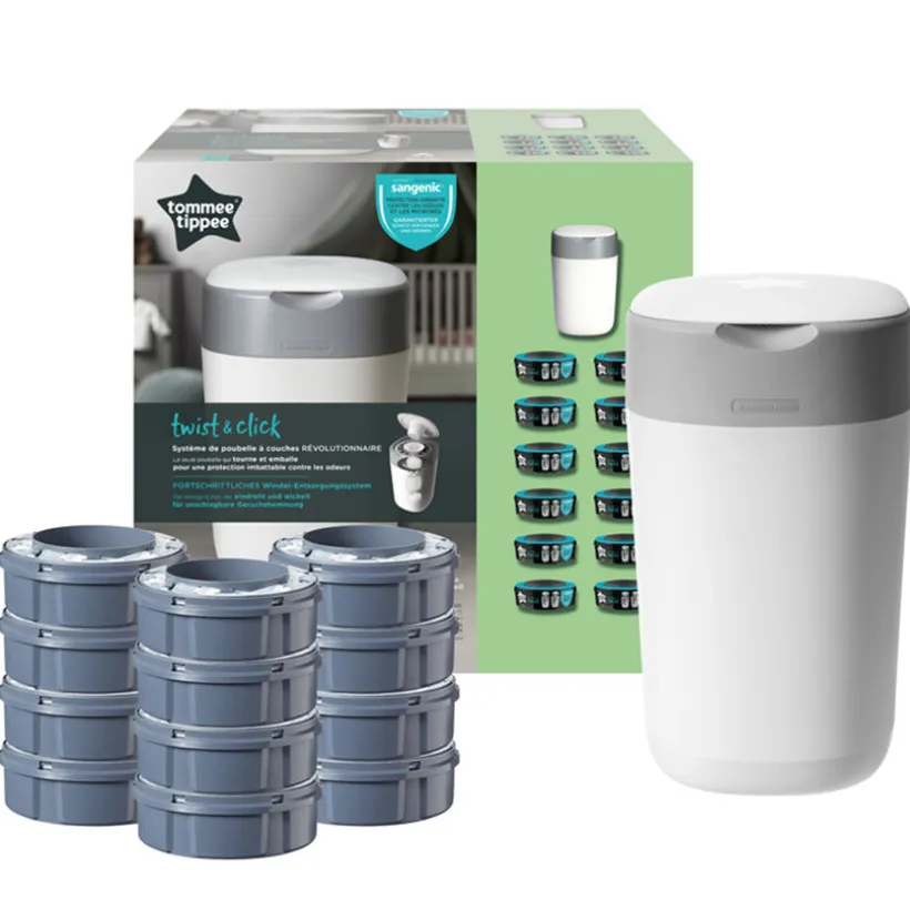 Poubelle à couches + 12 recharges - Twist & Click