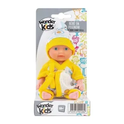 Poupon bébé en peignoir (coloris aléatoire)