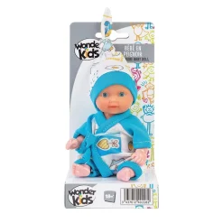 Poupon bébé en peignoir (coloris aléatoire)