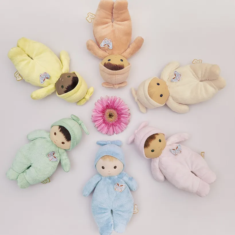 Poupon en tissu Tendre Bébé jasmin