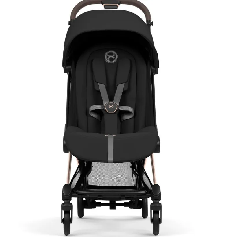 Poussette Canne Coya ultra-compacte 2026 Rose Gold/Sepia Black