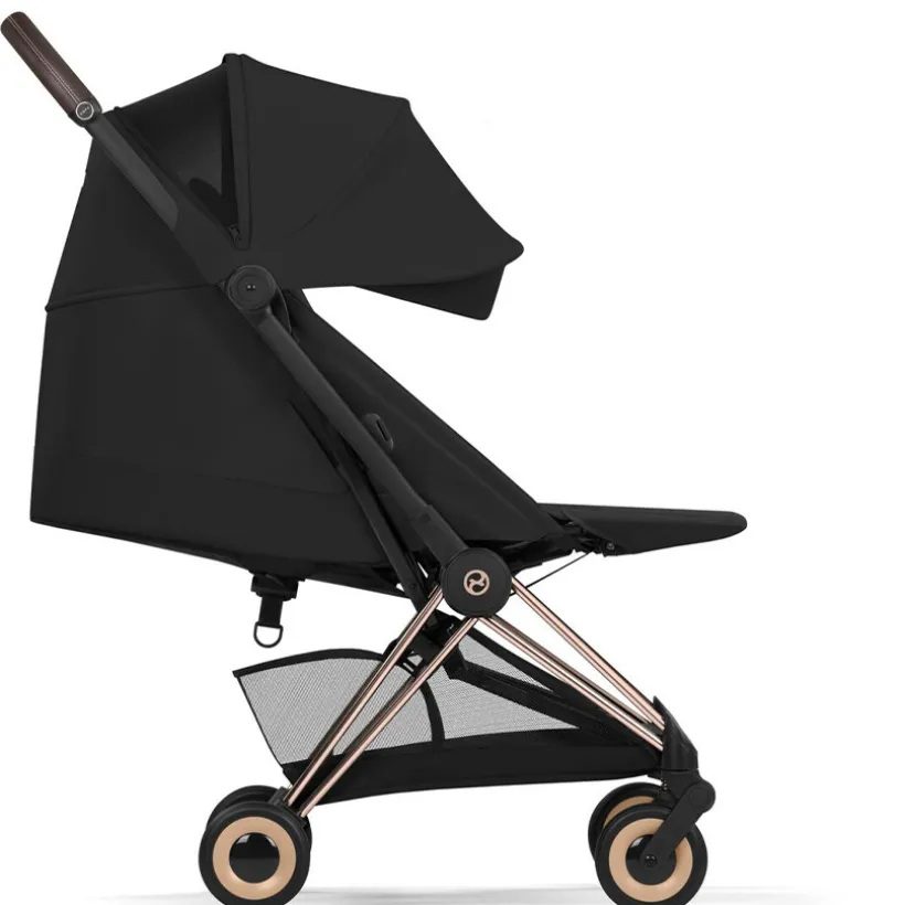 Poussette Canne Coya ultra-compacte 2026 Rose Gold/Sepia Black