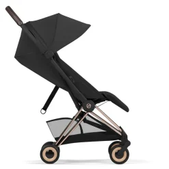 Poussette Canne Coya ultra-compacte 2026 Rose Gold/Sepia Black