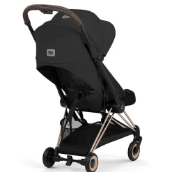 Poussette Canne Coya ultra-compacte 2026 Rose Gold/Sepia Black