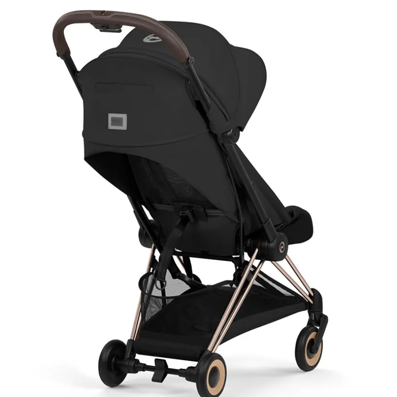 Poussette Canne Coya ultra-compacte 2026 Rose Gold/Sepia Black