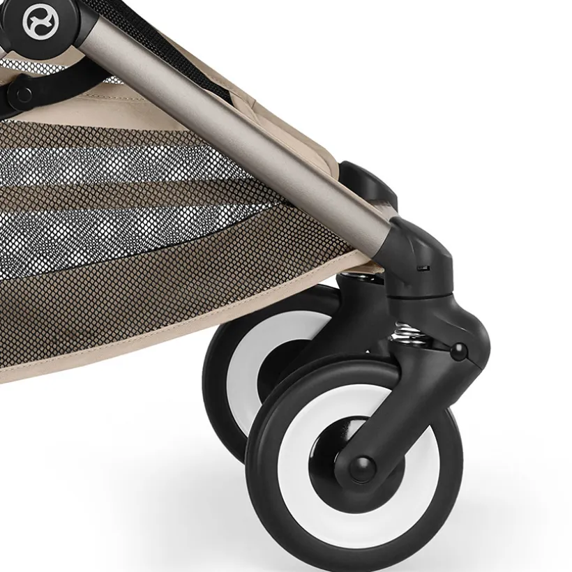 Poussette canne ultra-compacte Orfeo Almond Beige
