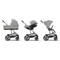 Poussette compacte Balios S Lux silver/stone grey