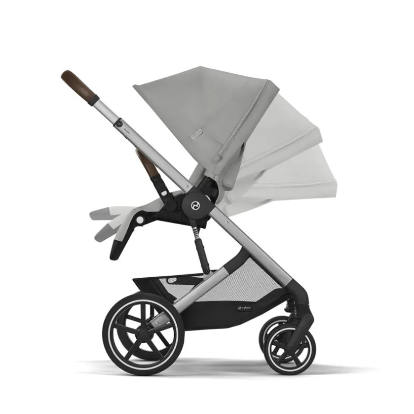 Poussette compacte Balios S Lux silver/stone grey