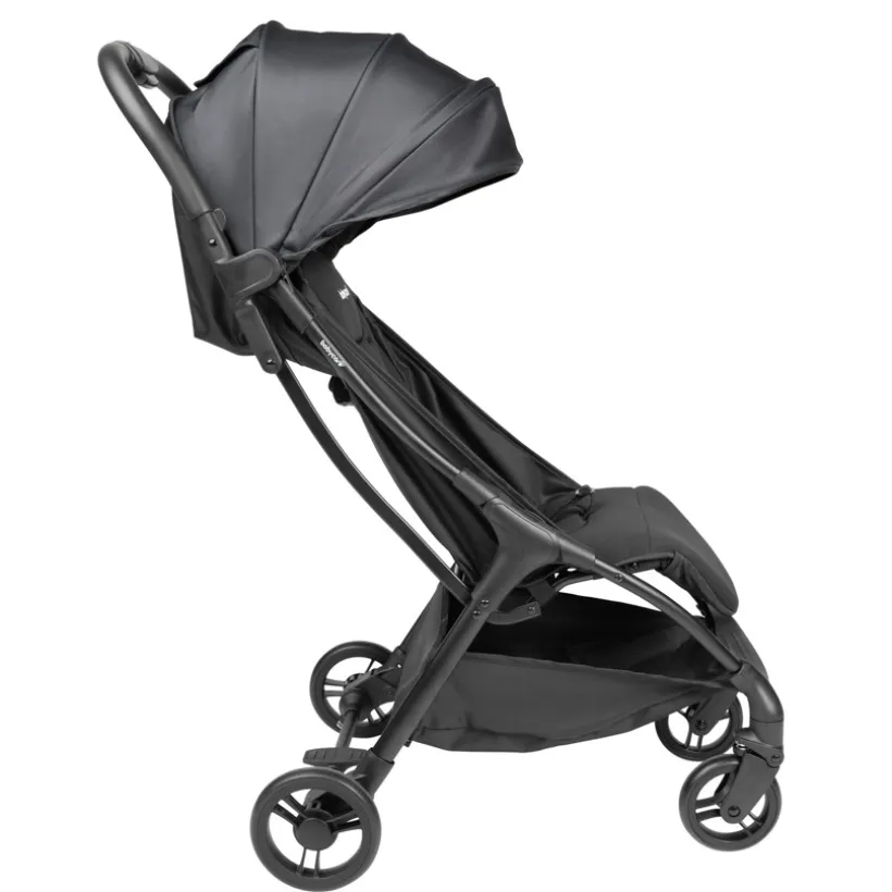 Poussette compacte et pliable noir