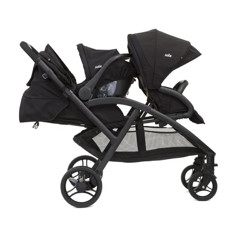 Poussette double pour jumeaux Evalite Duo shale