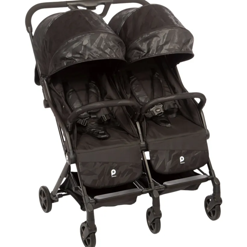 Poussette double premium Aria Twin - Noir