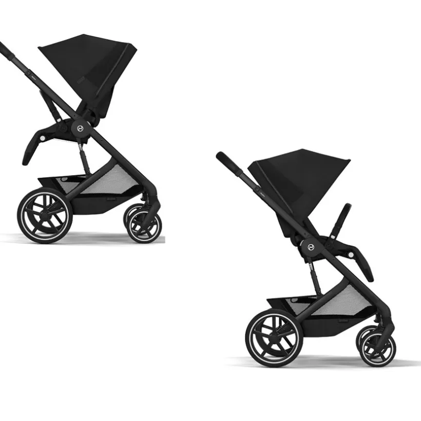 Poussette Duo Balios S Lux 2026 + Nacelle Pliable Moon Black