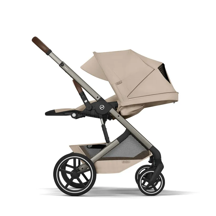 Poussette Duo Balios S Lux 2026 + Nacelle Pliable Almond Beige