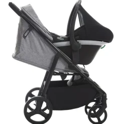 Poussette duo Essential avec siège-auto i-Size noir/gris