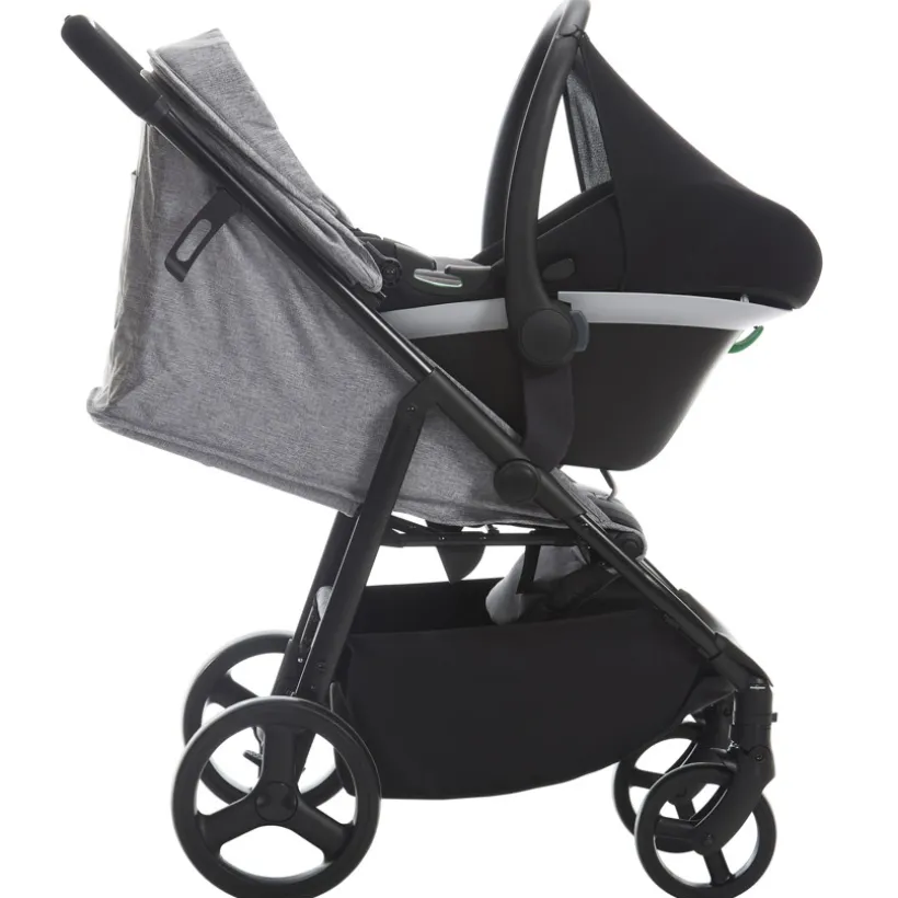 Poussette duo Essential avec siège-auto i-Size noir/gris
