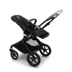 Poussette duo Fox 2 complète - Noir et Bleu Vapeur