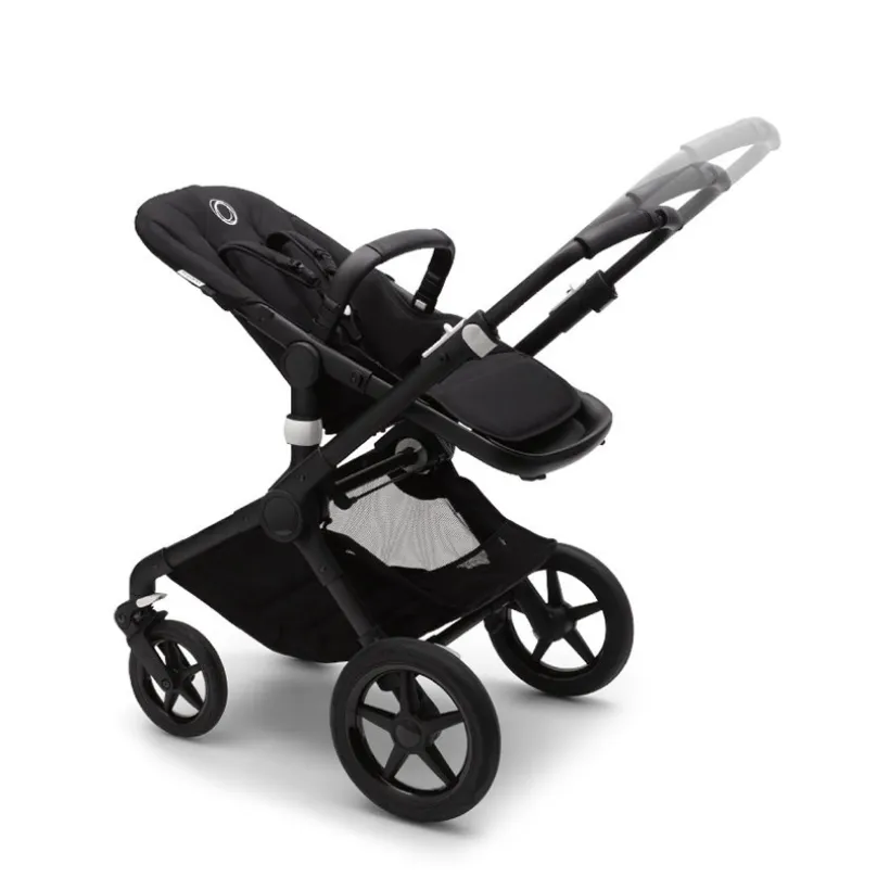 Poussette duo Fox 2 complète - Noir et Bleu Vapeur