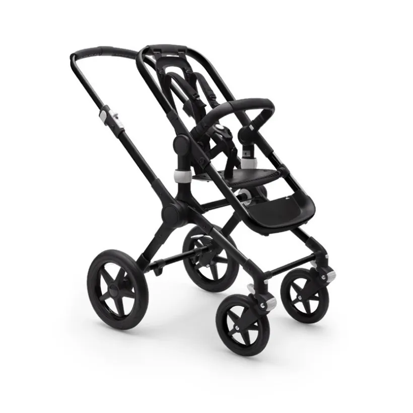 Poussette duo Fox 2 complète - Noir et Bleu Vapeur