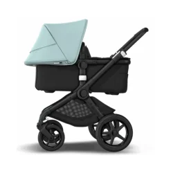 Poussette duo Fox 2 complète - Noir et Bleu Vapeur