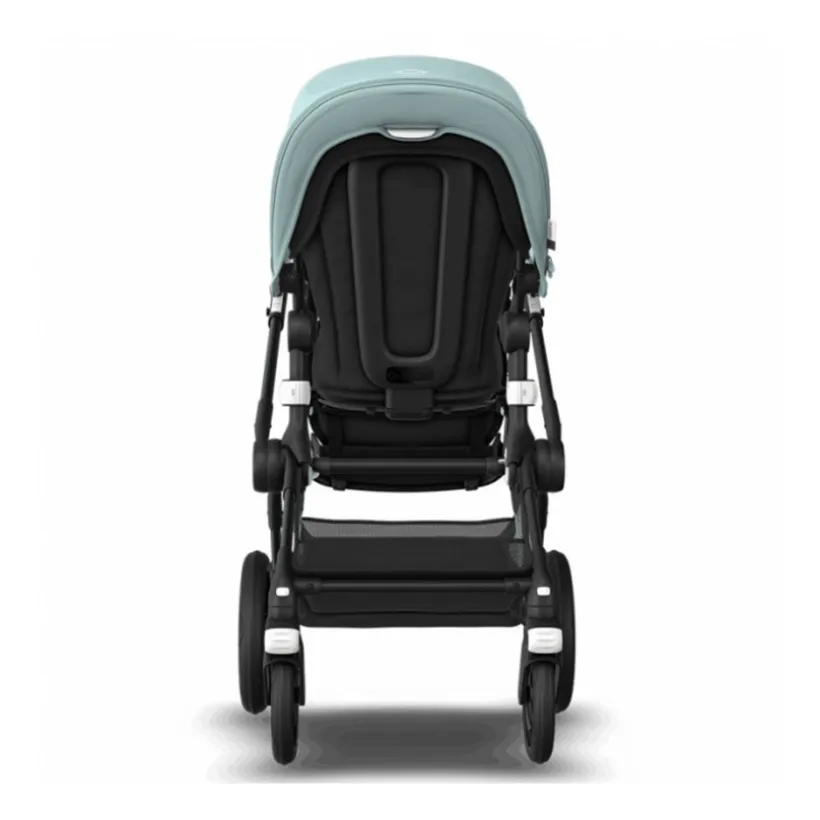Poussette duo Fox 2 complète - Noir et Bleu Vapeur