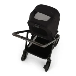 Poussette réversible avec roues pivotantes 360° Swiv caviar