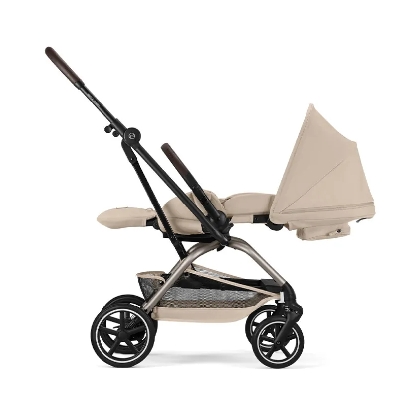 Poussette à siège rotatif Eezy S Twist+ 2 - Almond Beige