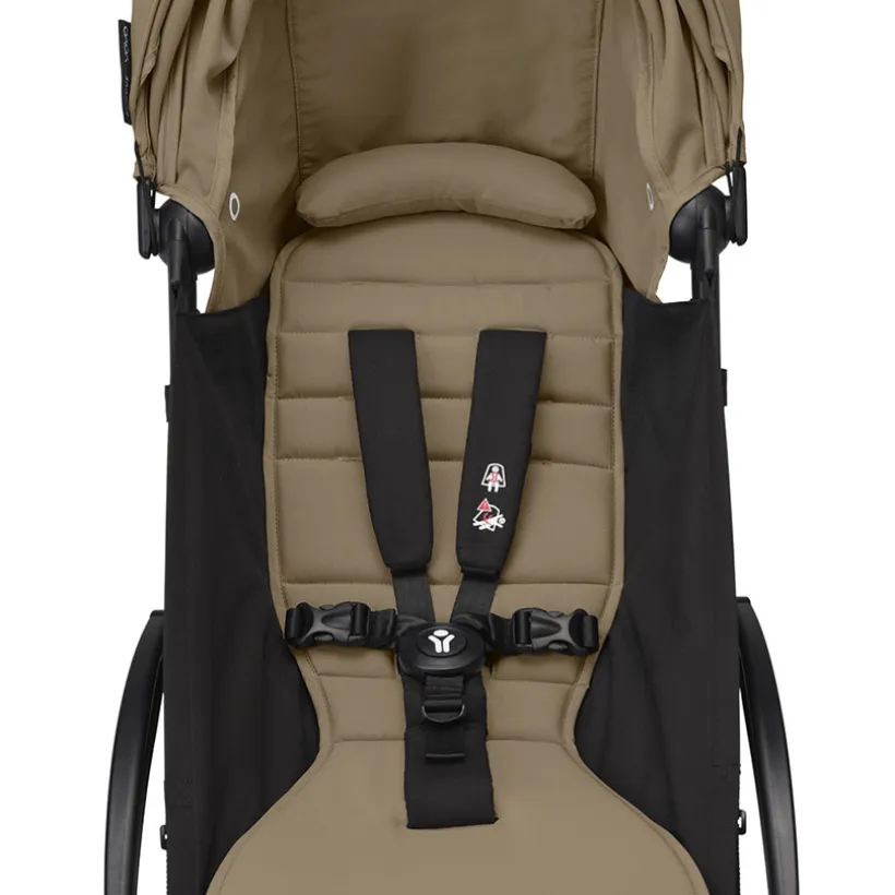 Poussette Stokke® YOYO³ de la naissance à 3 ans - cadre noir/toffee