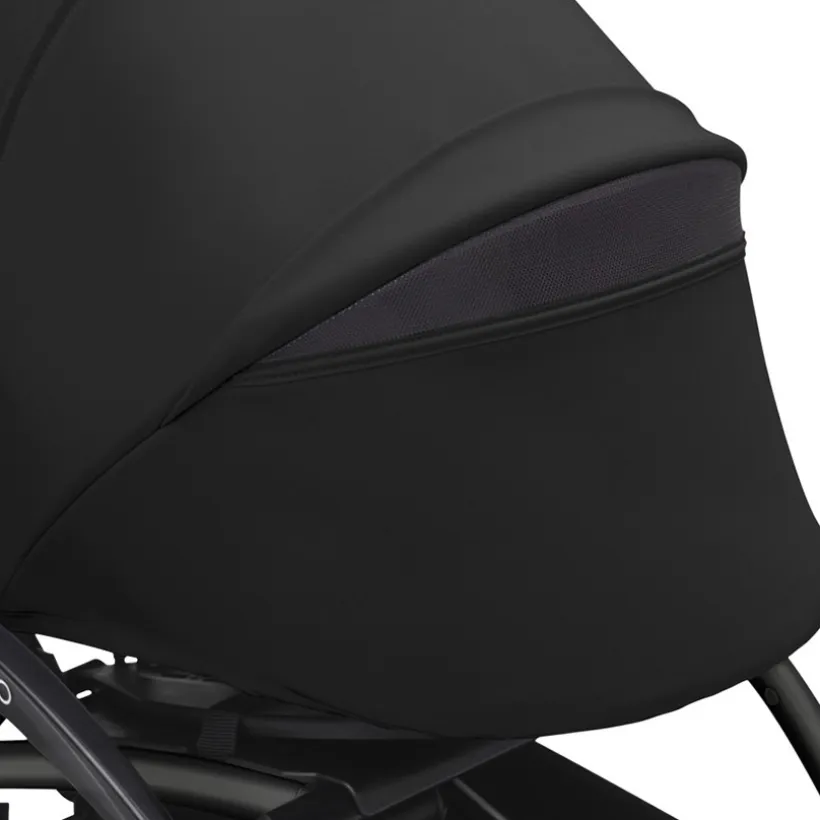 Poussette Stokke® YOYO³ de la naissance à 3 ans - cadre noir/noir