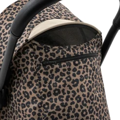 Poussette Stokke® YOYO³ à partir de 6 mois - cadre noir/léopard