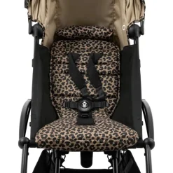 Poussette Stokke® YOYO³ à partir de 6 mois - cadre noir/léopard