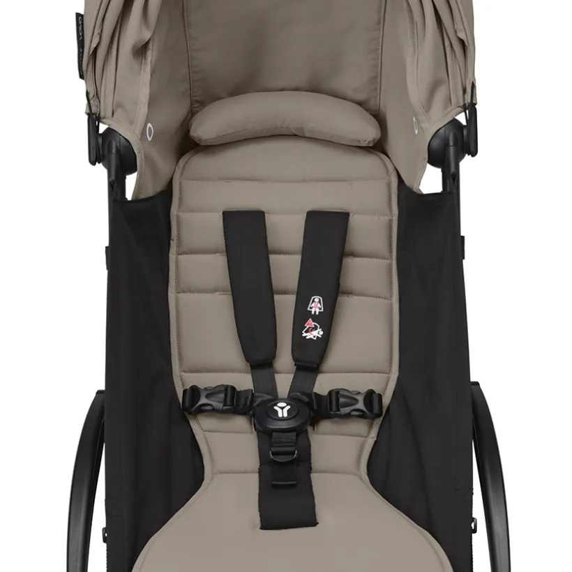 Poussette Stokke® YOYO³ à partir de 6 mois - cadre noir/taupe