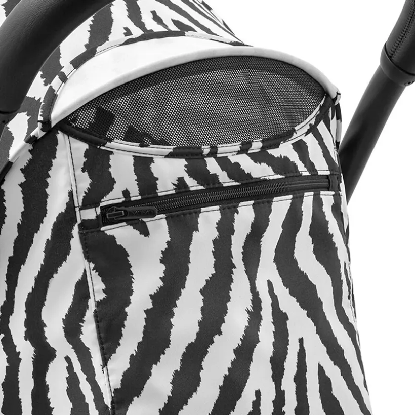 Poussette Stokke® YOYO³ à partir de 6 mois - cadre blanc/zèbre