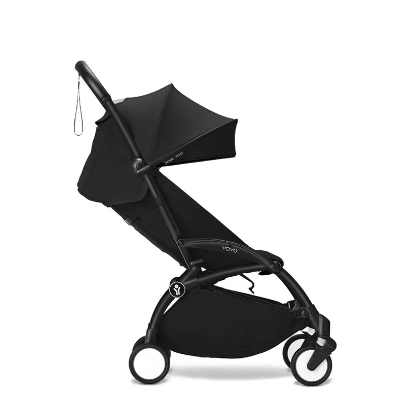 Poussette Stokke® YOYO³ à partir de 6 mois - cadre noir/noir