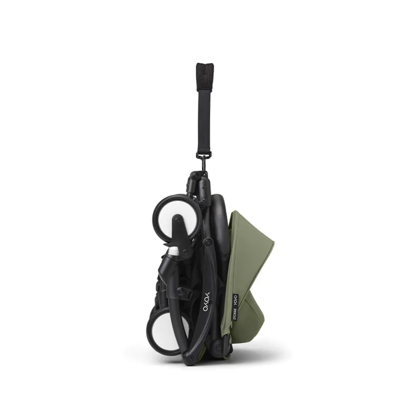 Poussette Stokke® YOYO³ à partir de 6 mois - cadre noir/olive